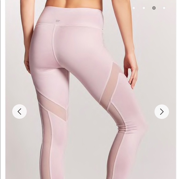 Active Sheer Mesh Panel Leggings - Picture 3 of 6